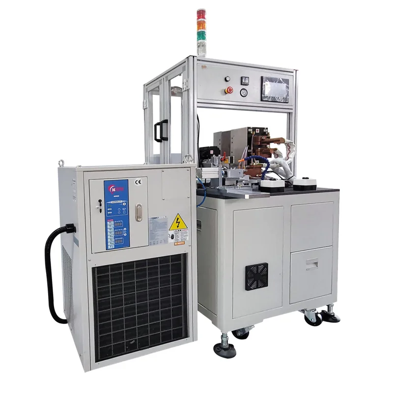 TWM-RF30S Armature Welding Machine in operation