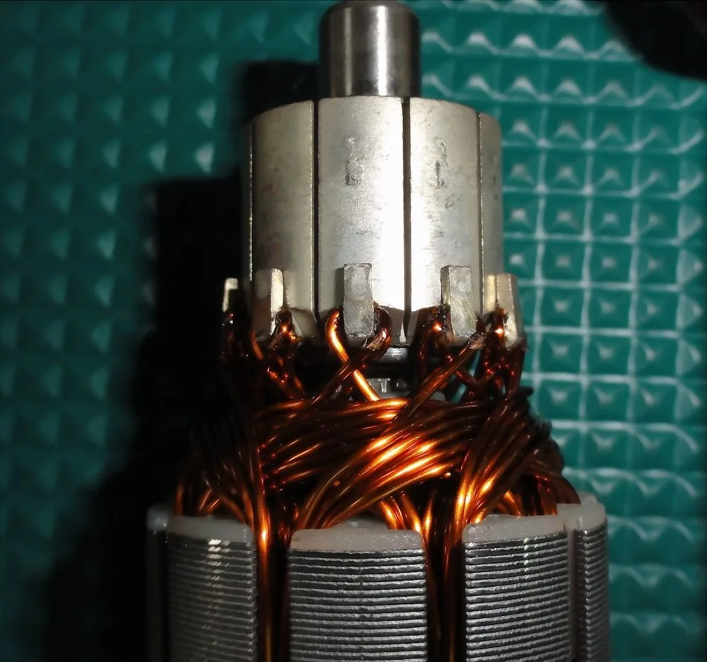 TWM-RF30S Armature Welding Machine in operation