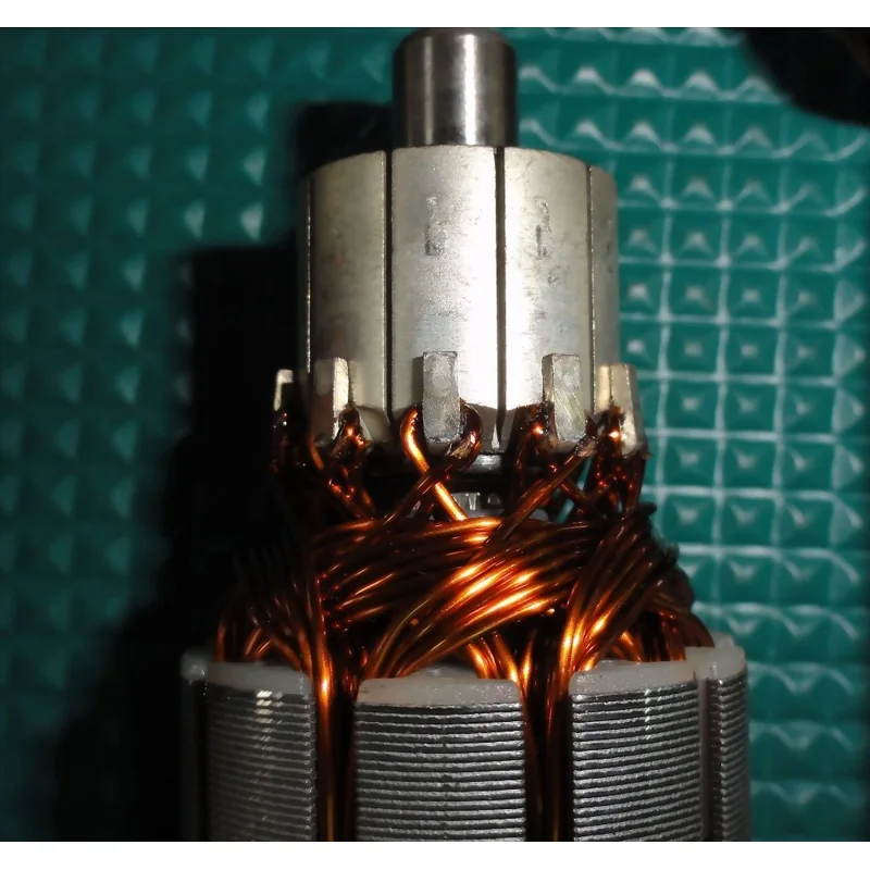 TWM-RF30S Armature Welding Machine - finished part produced on this machine