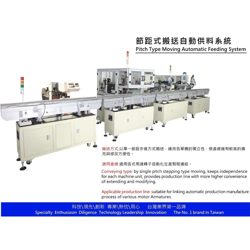 Automatic Modular Production Line in operation