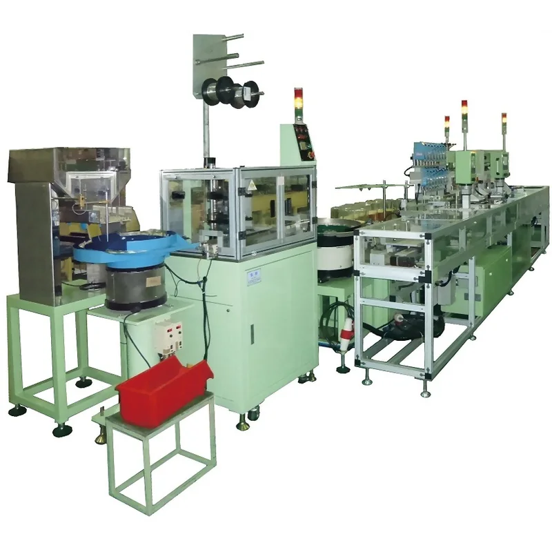 TWM-WB001 Automatic Multi-axes Coil Winding Machine in operation