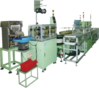 Automatic Bobbin Coil Production Line in operation