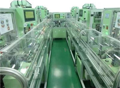 Cooling-Fan Motor Automatic Production Line in operation