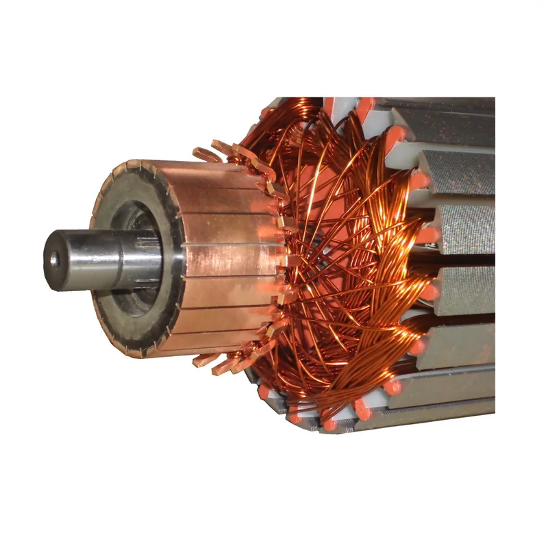 TWM-308A Hook Type Armature Automatic Winding Machine (Horizontal) - finished part produced on this machine