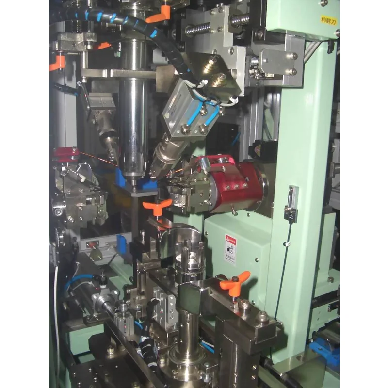 TWM955 Hook Type Armature Automatic Winding Machine (Vertical) in operation