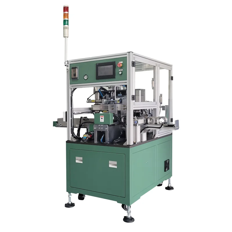TWM-ISP01 Motor stator slot insulation paper inserting machine in operation