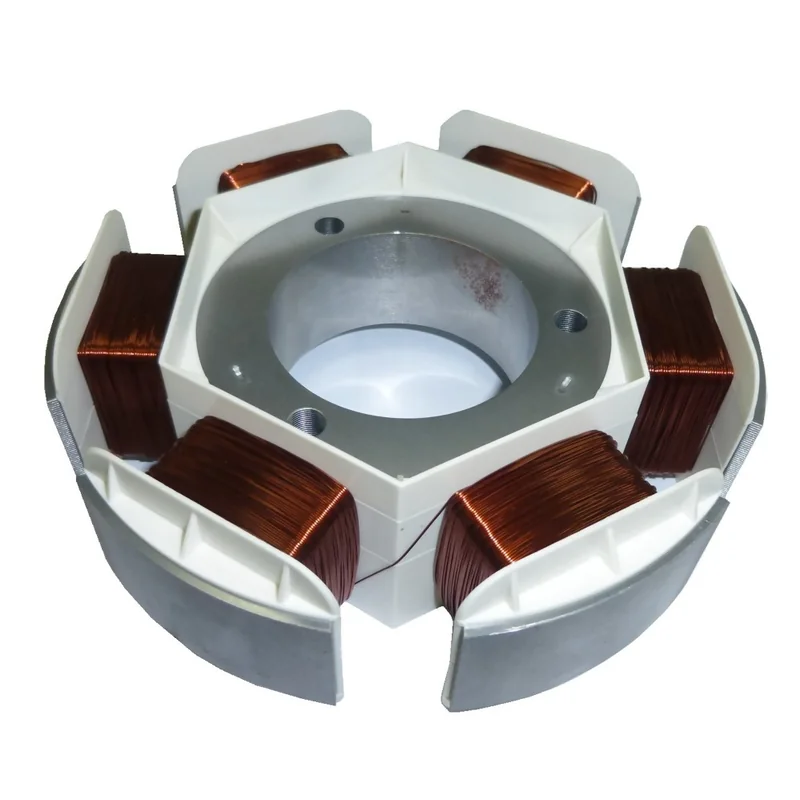 TWM-929 Out-Slot Brushless Motor Stator Automatic Winding Machine - finished part produced on this machine