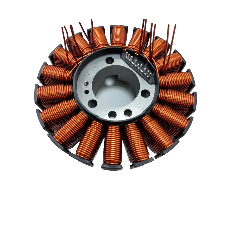 TWM-929 Out-Slot Brushless Motor Stator Automatic Winding Machine - finished part produced on this machine