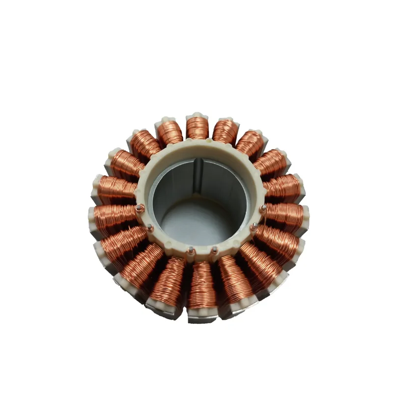 TWM-929 Out-Slot Brushless Motor Stator Automatic Winding Machine - finished part produced on this machine