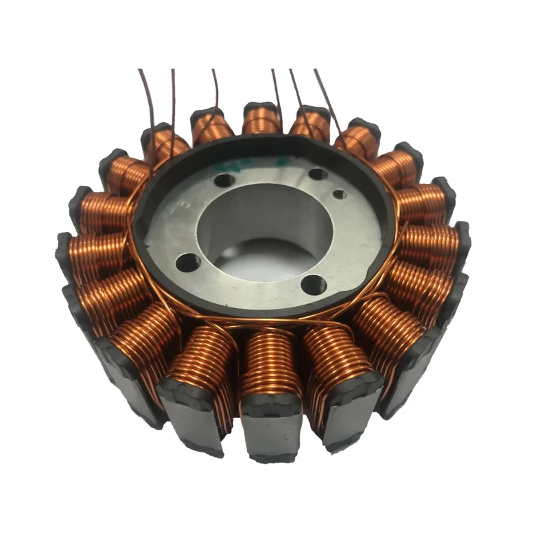 TWM-929 Out-Slot Brushless Motor Stator Automatic Winding Machine - finished part produced on this machine