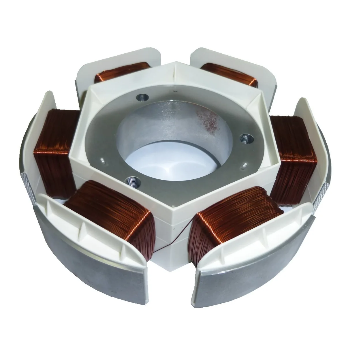 TWM-929 Out-Slot Brushless Motor Stator Automatic Winding Machine - finished part produced on this machine